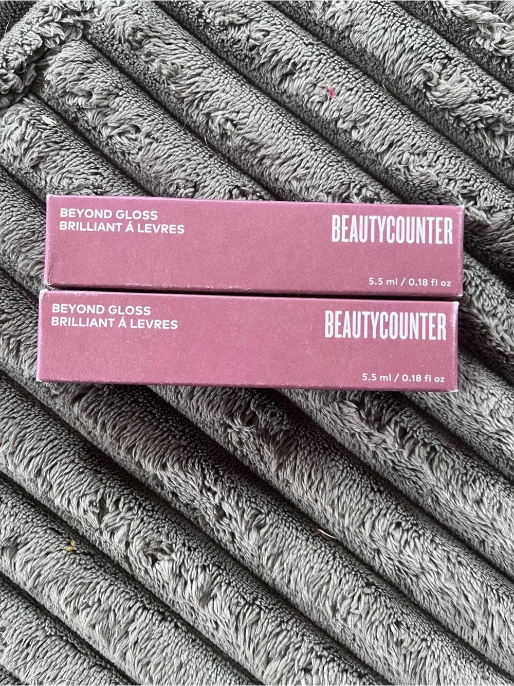 Two Beautycounter Beyond Gloss in Magnolia Shimmer, NIB